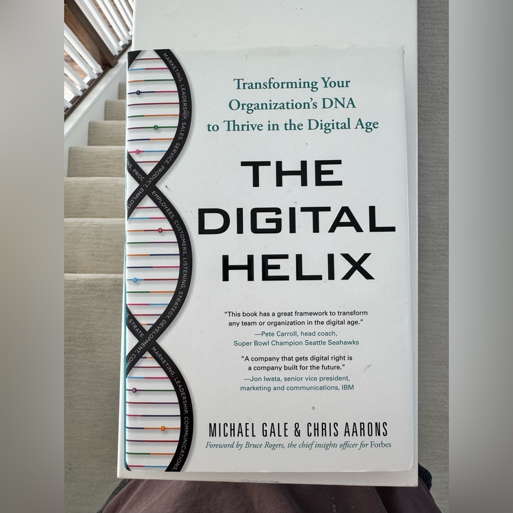 The Digital Helix Hardcover Book w Dust Jacket by Michael Gale and Chris Aarons